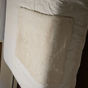 Faux Fur Rectangle Rug, Ivory